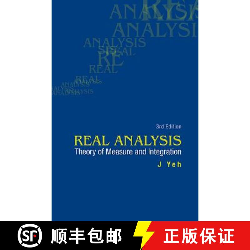 现货 实分析：测度理论和积分 Real Analysis : Theory of Measure and Integration (3rd Edition) [9789814578547]