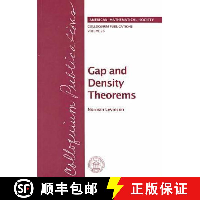 【3-4周达】Gap and Denisty Theorems [9780821810262]