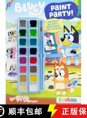 【3-4周达】Bluey Colortivity: Paint Party! [9780794452704]