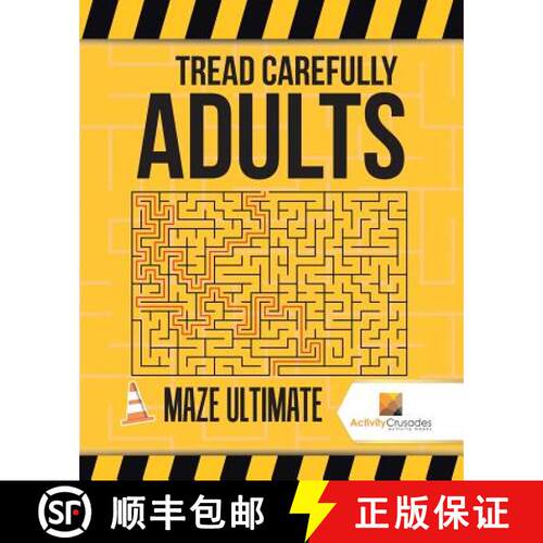 【3-4周达】Tread Carefully Adults : Maze Ultimate [9780228218340]