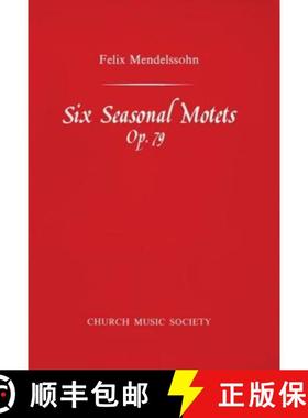 【3-4周达】Six Seasonal Motets: Vocal score [9780193953222]