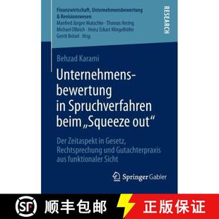 Unternehmensbewertung 9783658048143 Re... out 4周达 Der Spruchverfahren Gesetz beim Zeitaspekt Squeeze