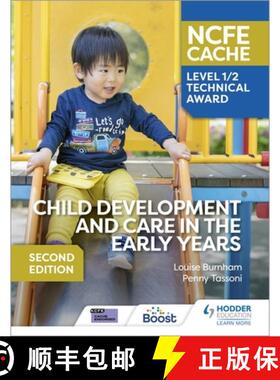 【3-4周达】NCFE CACHE Level 1/2 Technical Award in Child Development and Care in the Early Years Seco... [9781398368804]