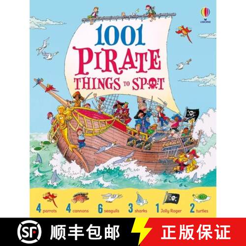 【3-4周达】精装 1001 Pirate Things to Spot [9781836053569]