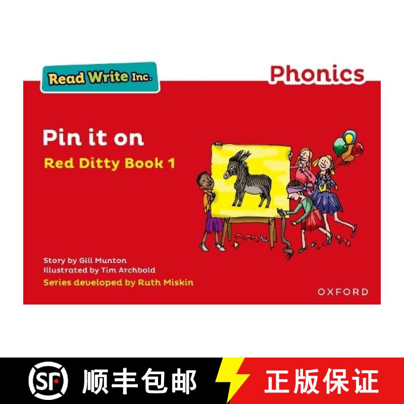 【2-3周达】Read Write Inc. Phonics: Pin It On (Red Ditty Book 1) [9780198371199]