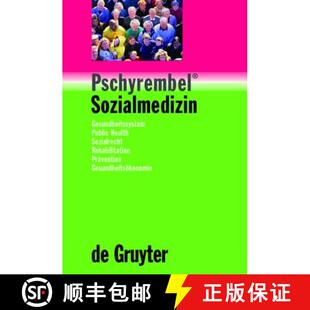 【3-4周达】精装 Pschyrembel (R) Sozialmedizin [9783110176056]