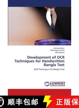 预订 Development of   OCR Techniques for  Handwritten Bangla Text [9783848430802]