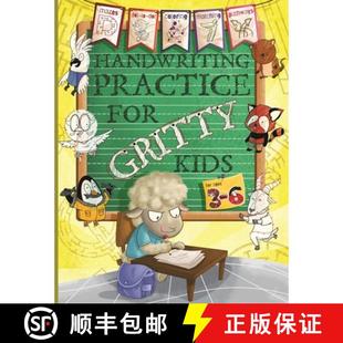 【3-4周达】Handwriting Practice for Gritty Kids: Letter and Number Tracing, Coloring, Mazes, Dot to D... [9781735770864]