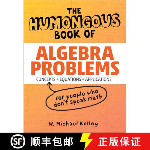 【3-4周达】The Humongous Book of Algebra Problems (Reissue) [9781592577224]
