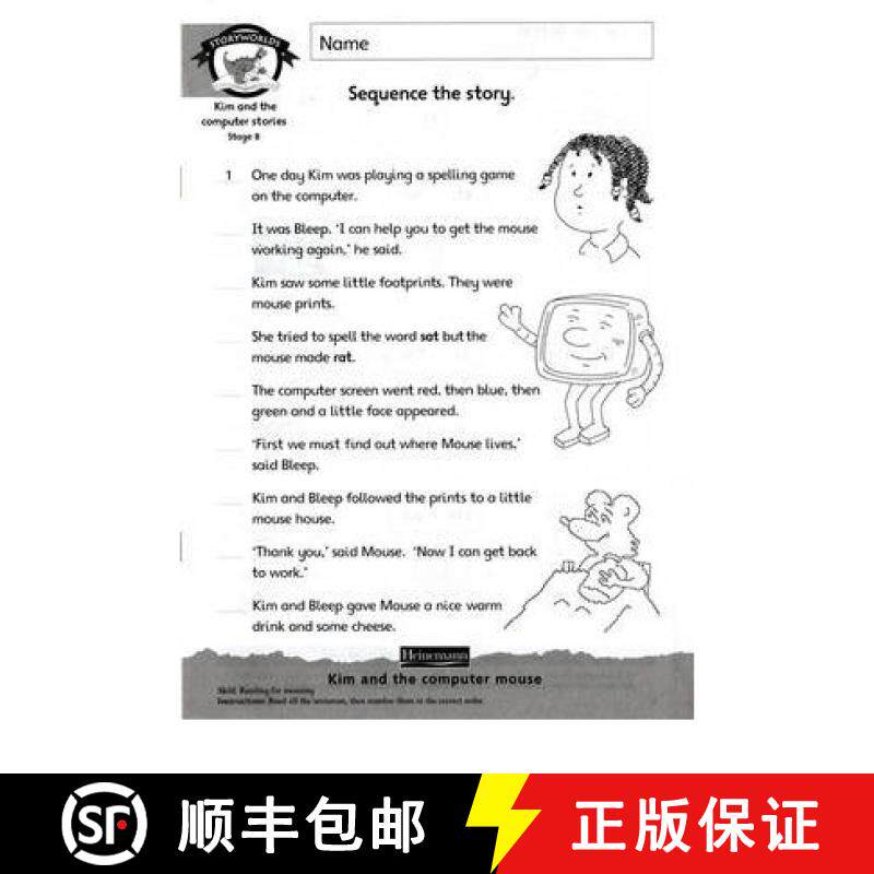 【3-4周达】Literacy Edition Storyworlds Stage 8, Fantasy World, Workbook 8 Pack [9780435092375]