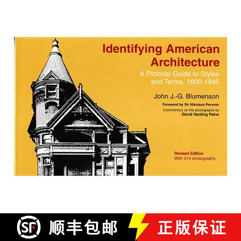【3-4周达】Identifying American Architecture: A Pictorial Guide to Styles and Terms, 1600-1945 [9780393306101]