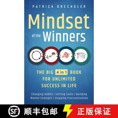 【3-4周达】Mindset of the Winners - The Big 4 in 1 Book for Unlimited Success in Life: Changing Habit... [9781958166062]