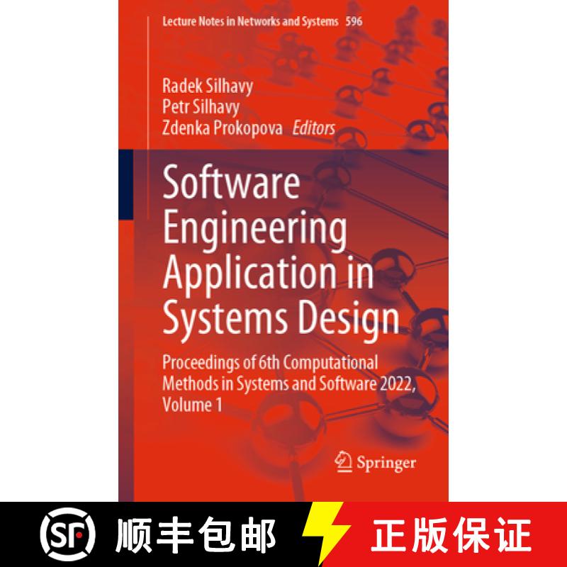 【3-4周达】Software Engineering Application in Systems Design: Proceedings of 6th Computational Metho... [9783031214349]