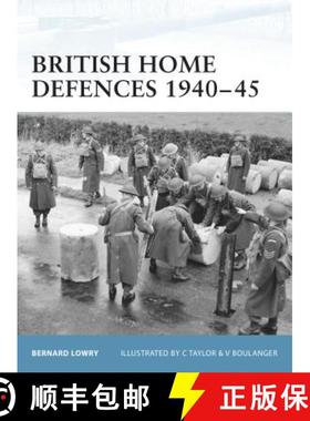预订 British Home Defences 1940–45 [9781841767673]