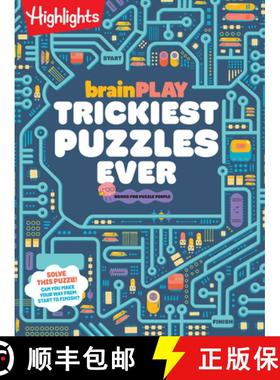 【3-4周达】brainPLAY Trickiest Puzzles Ever: Book of Perplexing Brain Teasers, Logic Puzzles, Riddles... [9781639622504]