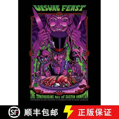 【3-4周达】Visual Feast: The Tantalizing Artwork of Justin Hampton [9781584237914]