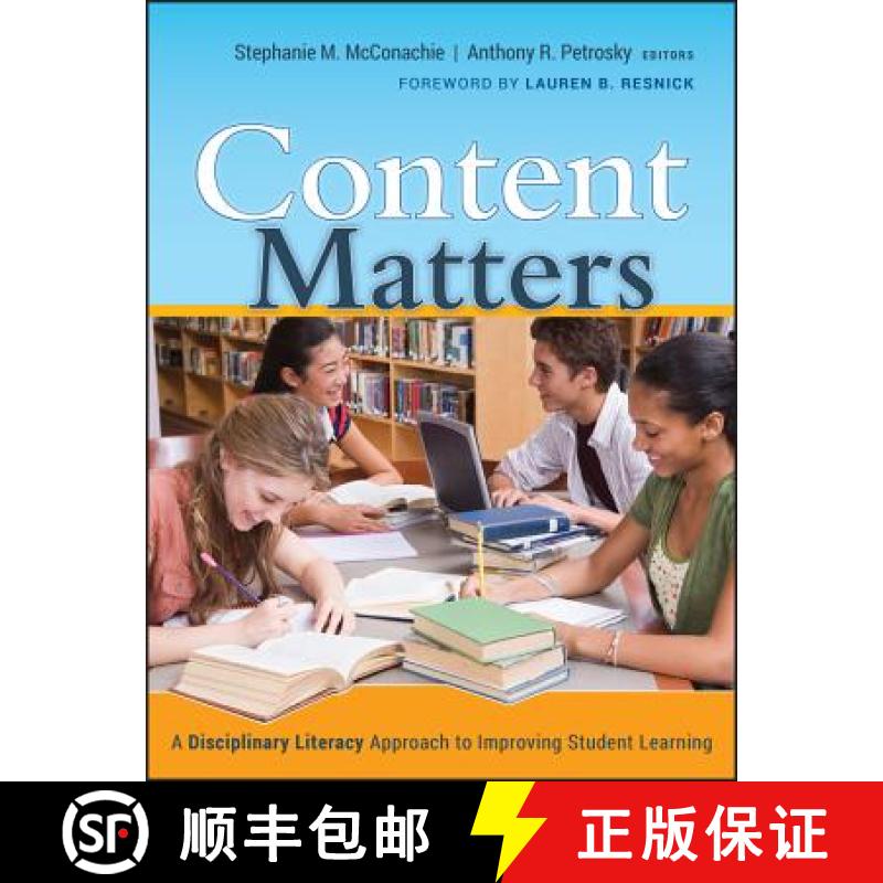 【3-4周达】Content Matters: A Disciplinary Literacy Approach To Improving Student Learning [Wiley教育学] [9780470434116]
