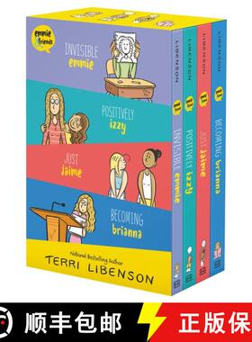 【3-4周达】Emmie & Friends 4-Book Box Set: Invisible Emmie, Positively Izzy, Just Jaime, Becoming Bri... [9780063054547]
