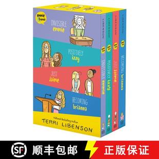 【3-4周达】Emmie & Friends 4-Book Box Set: Invisible Emmie, Positively Izzy, Just Jaime, Becoming Bri... [9780063054547]