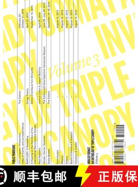 【3-4周达】Invalid Format: An Anthology of Triple Canopy, Volume 3 [9780984734634]