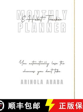 【3-4周达】Monthly and Weekly Planner with Habit Tracker: Creative Undated 12 Month Planner and Habit... [9781458353061]