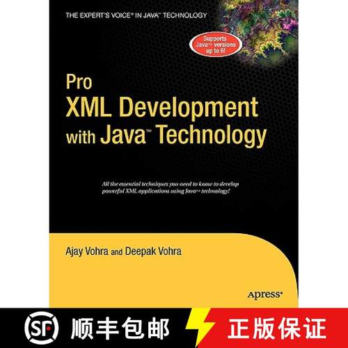 【3-4周达】Pro XML Development with Java Technology: From Professional to Expert [9781590597064]