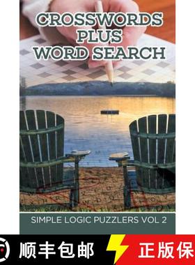 【3-4周达】Crosswords Plus Word Search: Simple Logic Puzzlers Vol 2 [9781682802441]
