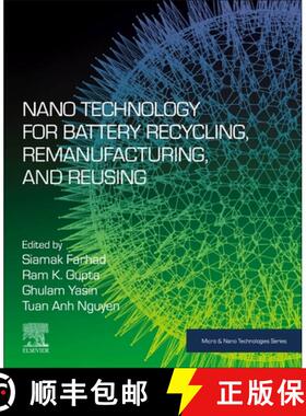 【3-4周达】Nano Technology for Battery Recycling, Remanufacturing, and Reusing [9780323911344]