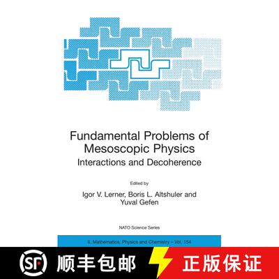 【3-4周达】Fundamental Problems of Mesoscopic Physics : Interactions and Decoherence [9781402021916]