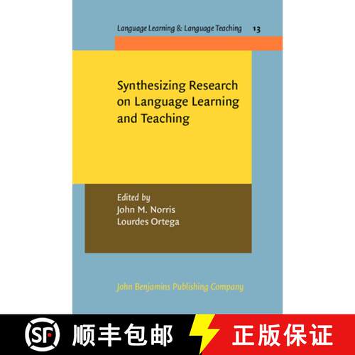 【3-4周达】精装 Synthesizing Research on Language Learning and Teaching [9789027219657]