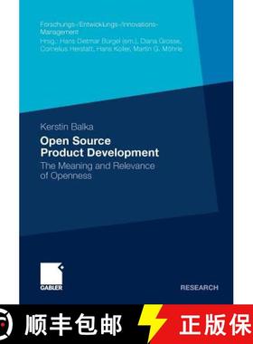 【3-4周达】Open Source Product Development : The Meaning and Relevance of Openness [9783834931535]