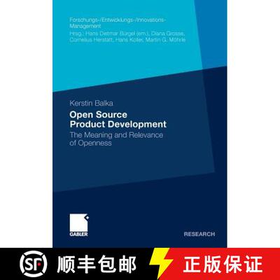 【3-4周达】Open Source Product Development : The Meaning and Relevance of Openness [9783834931535]