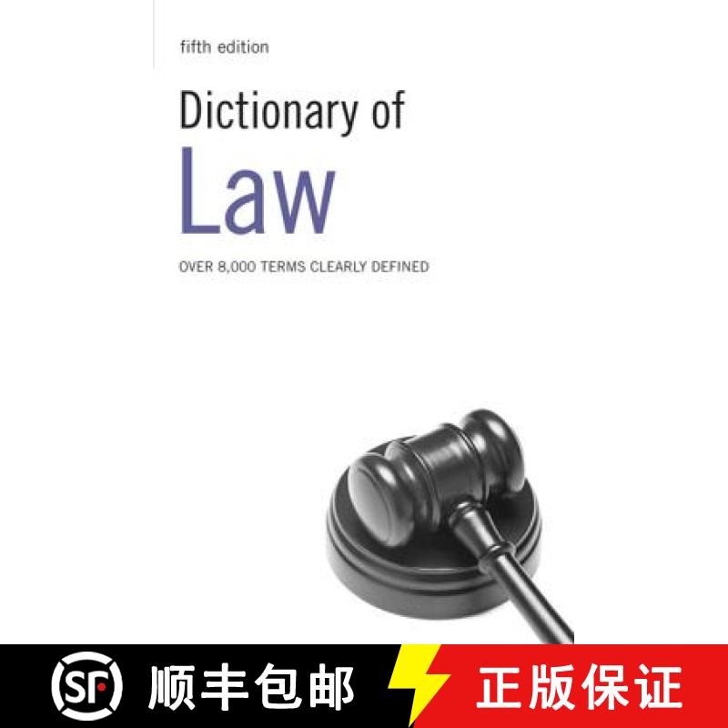 【3-4周达】Dictionary of Law: Over 8,000 Terms Clearly Defined [9780713683189]