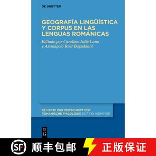 【3-4周达】精装 Geografía Lingüística Y Corpus En Las Lenguas Románicas [9783111438702]
