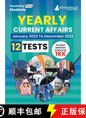 【3-4周达】Yearly Current Affairs : January 2022 to December 2022 - Covered All Important Events, New... [9789355565945]