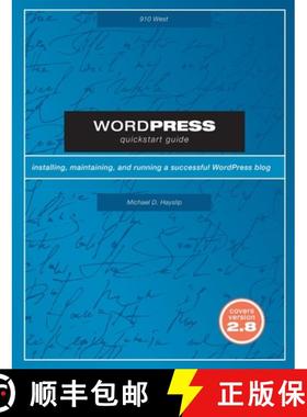 【3-4周达】WordPress Quickstart Guide [9780557177585]