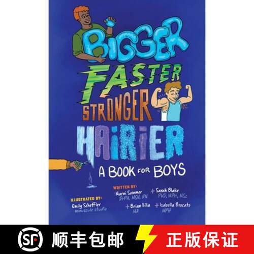 【3-4周达】Bigger, Faster, Stronger, Hairier: A Book for Boys [9781737642527]