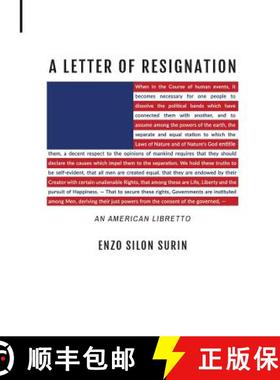 预订 A Letter of Resignation: An American Libretto [9781941604045]