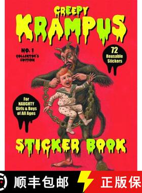【3-4周达】Creepy Krampus Sticker Book No.1: 72 Reusable Stickers for Naughty Girls & Boys of All Ages [9780867197914]