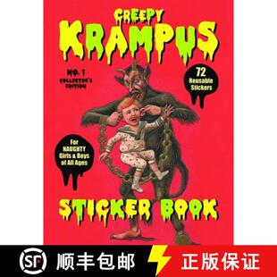 【3-4周达】Creepy Krampus Sticker Book No.1: 72 Reusable Stickers for Naughty Girls & Boys of All Ages [9780867197914]