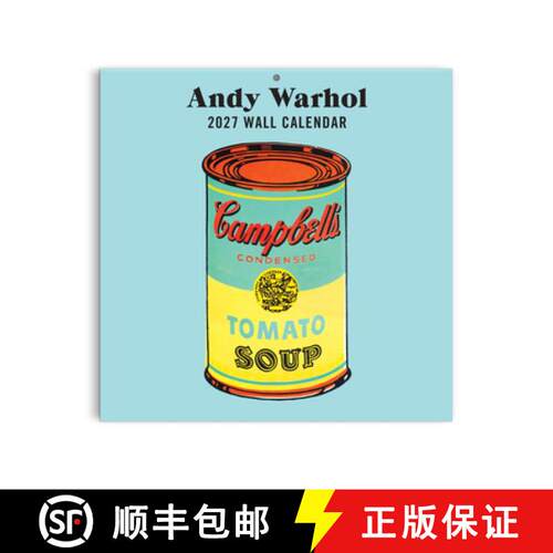 【3-4周达】Andy Warhol 12 x 12 Wall Calendar 2027 [9780735387898]