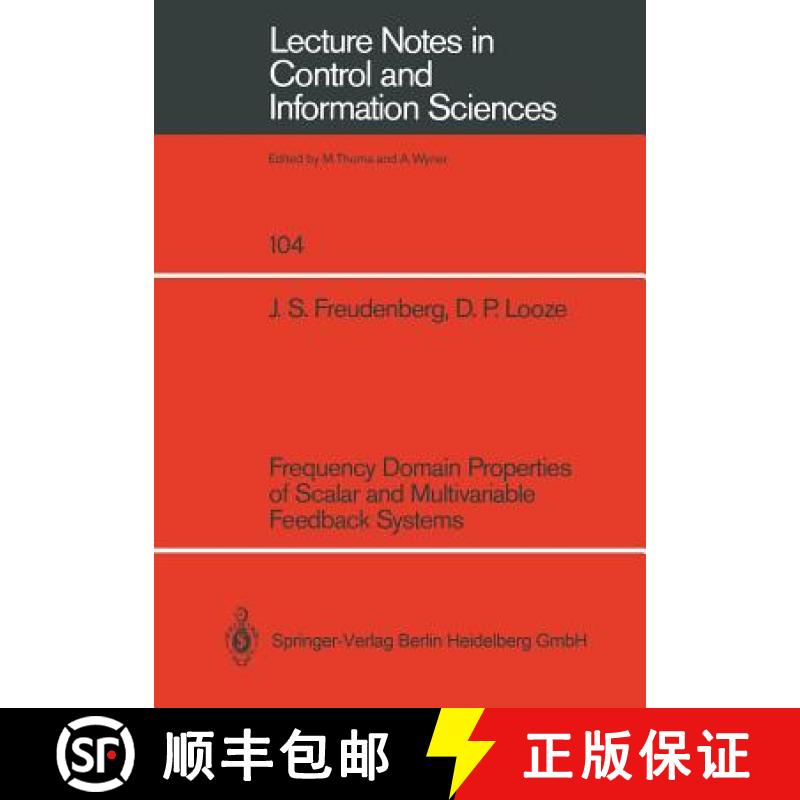 【3-4周达】Frequency Domain Properties of Scalar and Multivariable Feedback Systems [9783540188698]