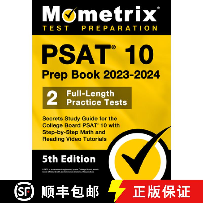 【3-4周达】PSAT 10 Prep Book 2023 and 2024 - 2 Full-Length Practice Tests, Secrets Study Guide for th... [9781516722174]