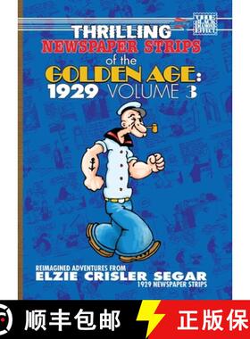【3-4周达】Thrilling Newspaper Strips of the Golden Age, 1929 Volume 3 (Digest) [9781998564729]