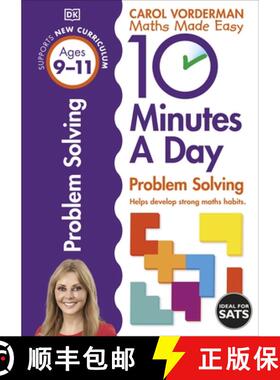 【3-4周达】10 Minutes A Day Problem Solving, Ages 9-11 (Key Stage 2) : Supports the National Curricul... [9780241183878]