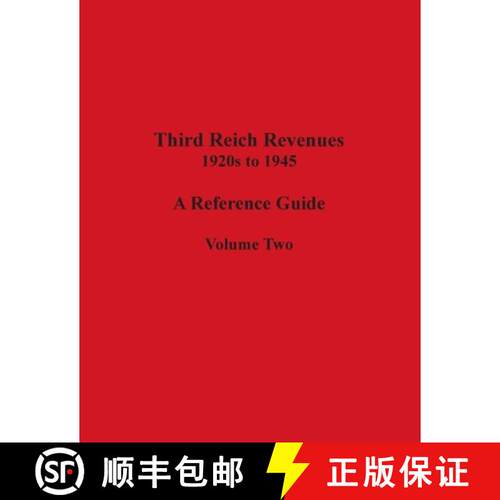 【3-4周达】Third Reich Revenues - A Reference Guide: Volume Two [9798218138011]