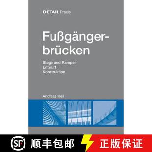 Und Rampen Entwurf 预订 9783920034638 Stege Konstruktion Fußgängerbrücken
