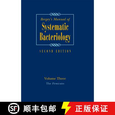 【3-4周达】精装 Bergey's Manual of Systematic Bacteriology: Volume 3: The Firmicutes: Firmicutes v. 3... [9780387950419]