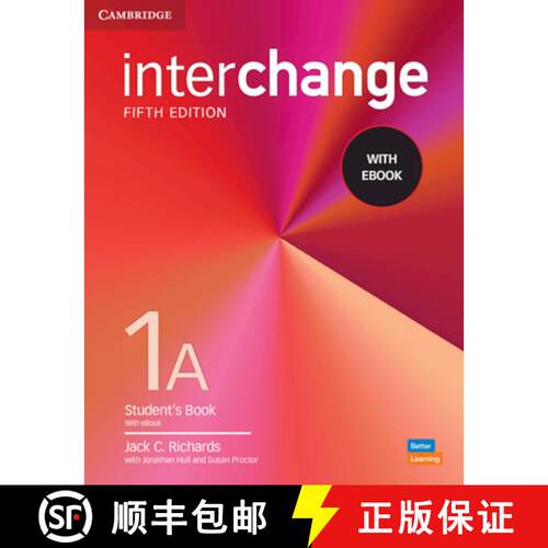 【3-4周达】Interchange Level 1a Student's Book with eBook [With eBook] [9781009040471]