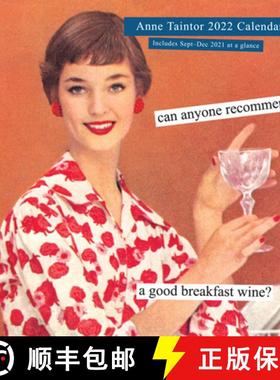 现货 Anne Taintor 2022 Wall Calendar [9781797209609]